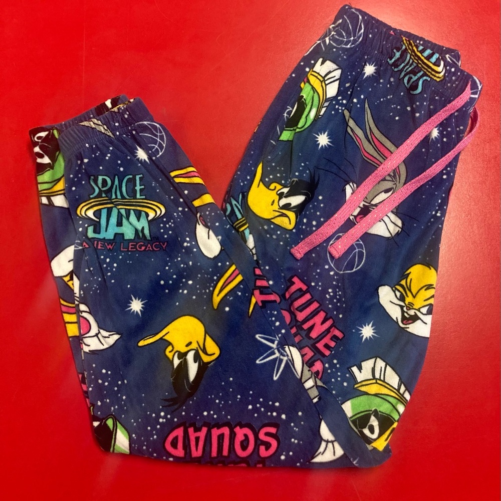 Looney Tunes Space Jam: A New Legacy Movie Promo Pajama Pants Size Youth 8/10 M
